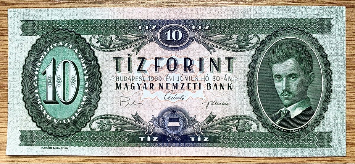 Banknoten: 10 Forint Ungarn 1969!!! aUNC!!! – Neu (gemäss Beschreibung) aus Oberentfelden von NunoLouro