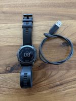 Garmin Fenix 6 pro GPS Uhr Schwarz gebraucht mit Ladekabel