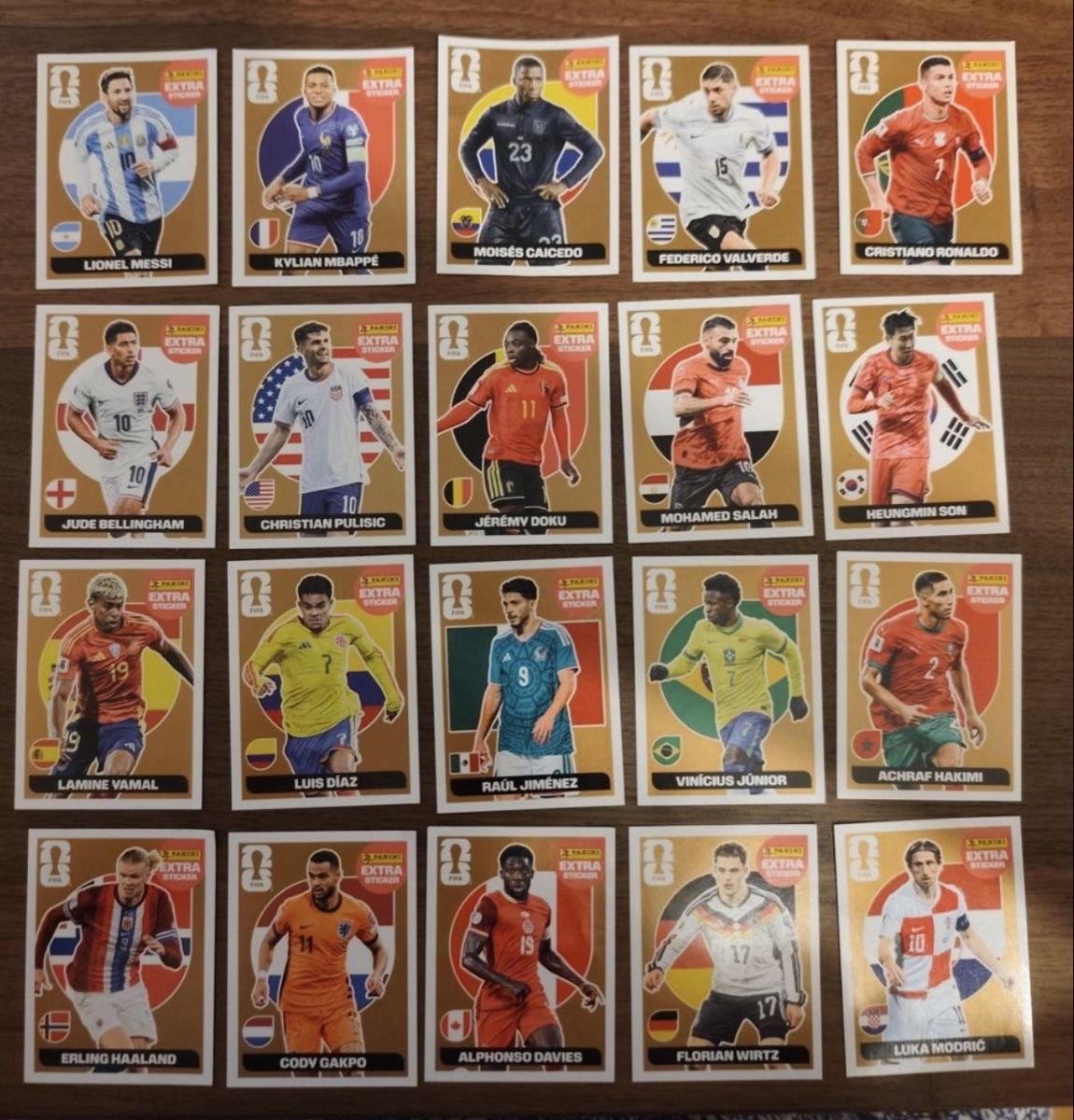 Panini Cartes à collectionner: Panini FIFA 2026 Extra Sticker Bronze Set Komplett – Neuf avec emballage d'origine à Maienfeld par Marija123