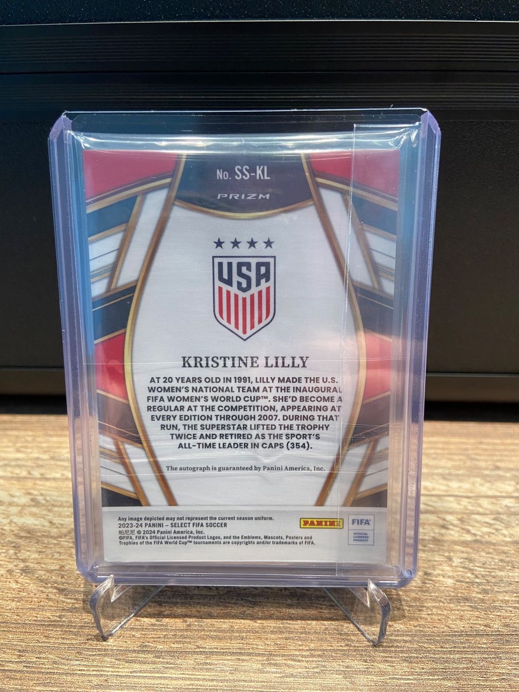 Panini Sammelbilder & Trading cards: Kristine Lilly Auto Panini Select Fifa Soc.23/24 – Gebraucht aus Dagmersellen von dav_b656 1