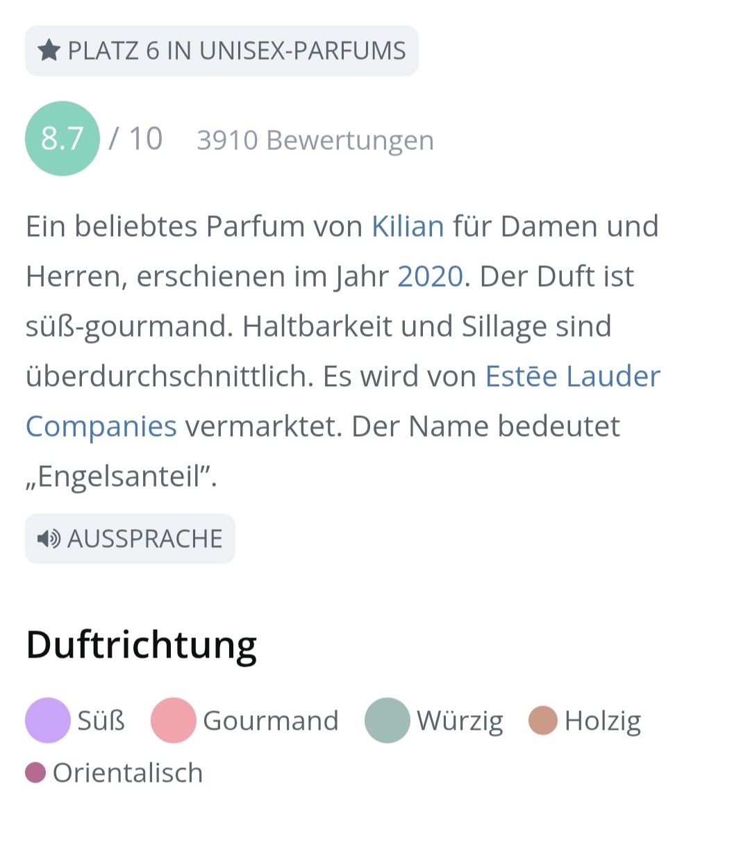 Kilian Profumi & Eau de Toilette: 2 ml ANGEL'S SHARE KILIAN ABFÜLLUNG – Nuovo (secondo la descrizione) da St. Gallen venduto da CaliSunshine 3
