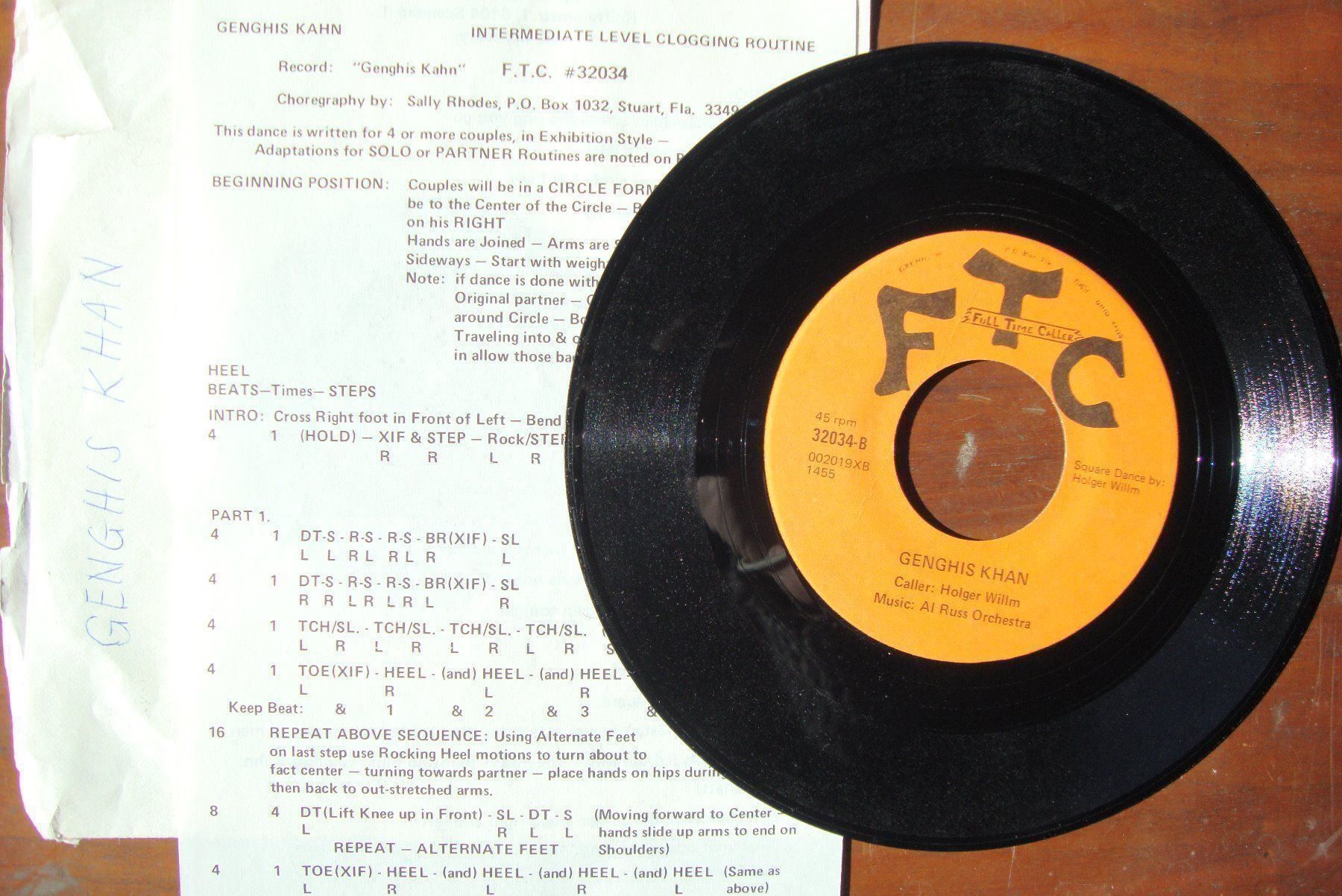 Dischi in vinile: GENGHIS KHAN - MIT TANZ-CHOREOGRAPHIE – Usato da Bern venduto da Uli_10_11 1