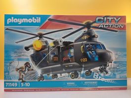 PLAYMOBIL 71149 City Polizei SWAT Rettungshelikopter NEU