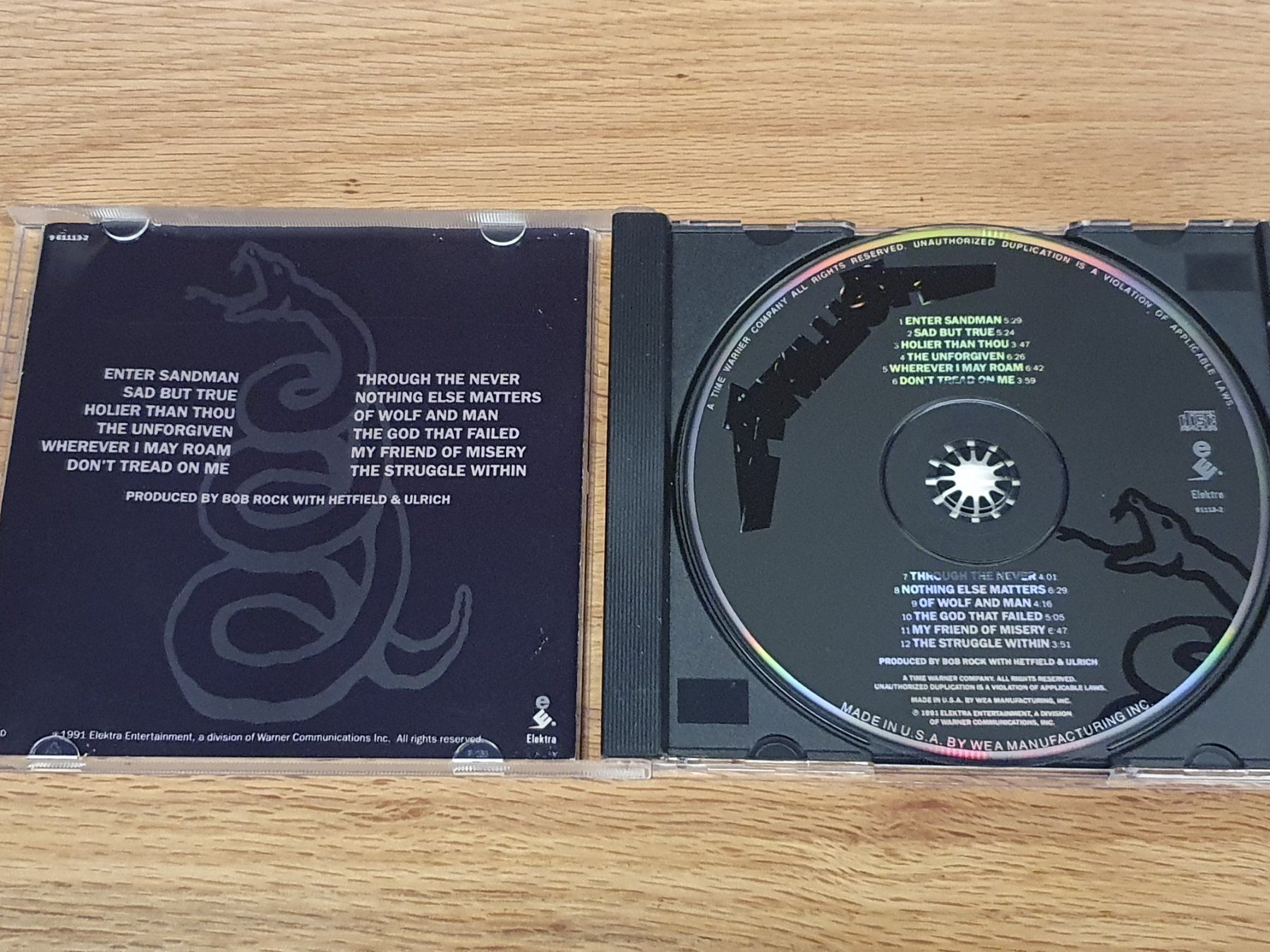 CDs: Metallica - Black Album - CD US – Gebraucht aus Auenstein von Trilos 2