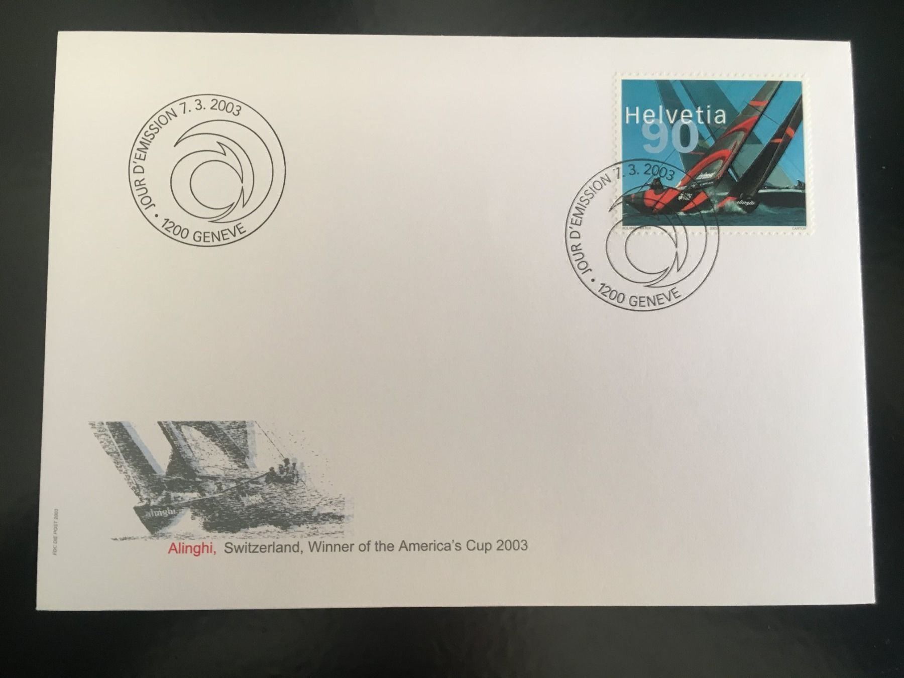 Alle Briefmarken: 2003 / Znr: 1084 auf FDC – Neu (gemäss Beschreibung) aus Grand-Lancy von Dany1973