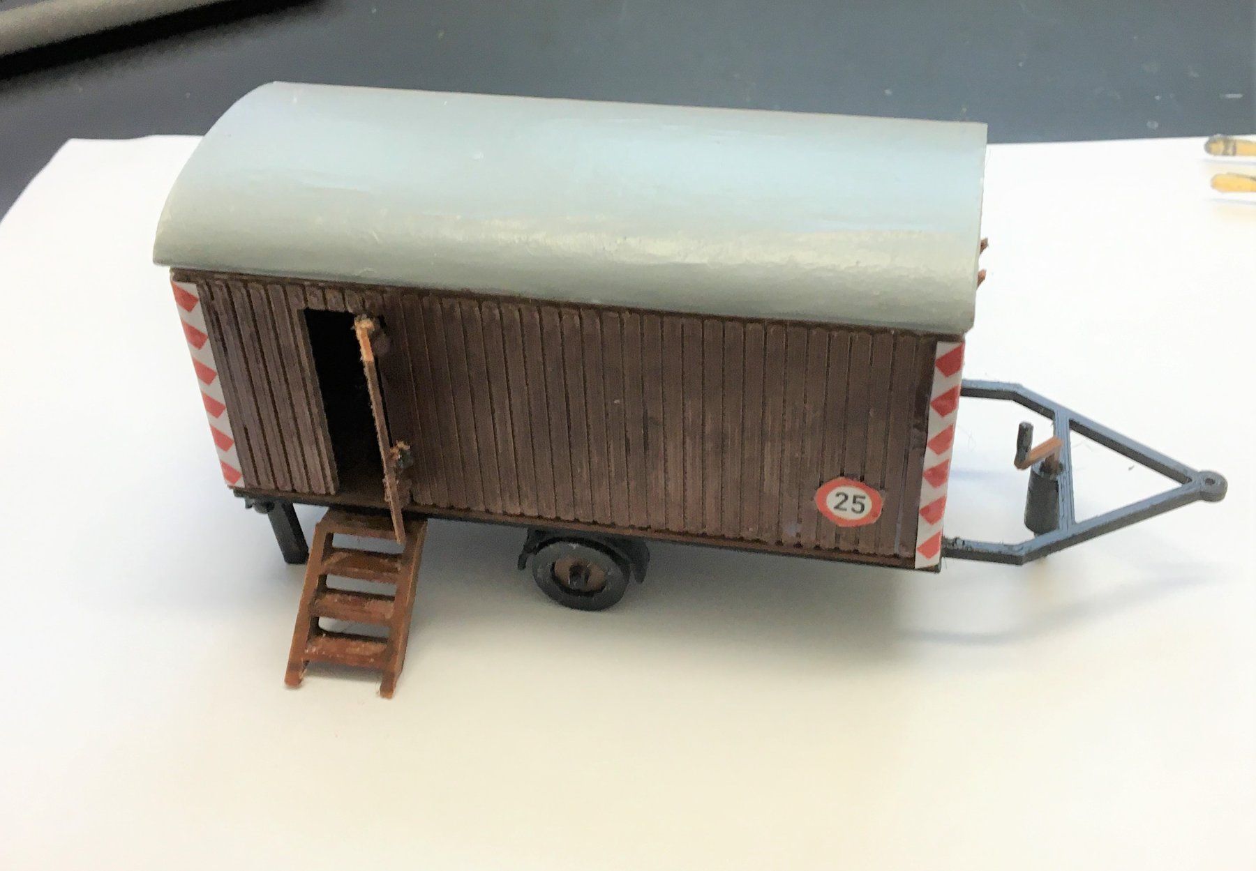 Modellini di ferrovie: Spur 0 (1:45) Baustellenwagen – Usato da Gaechlingen venduto da Robinson1 2