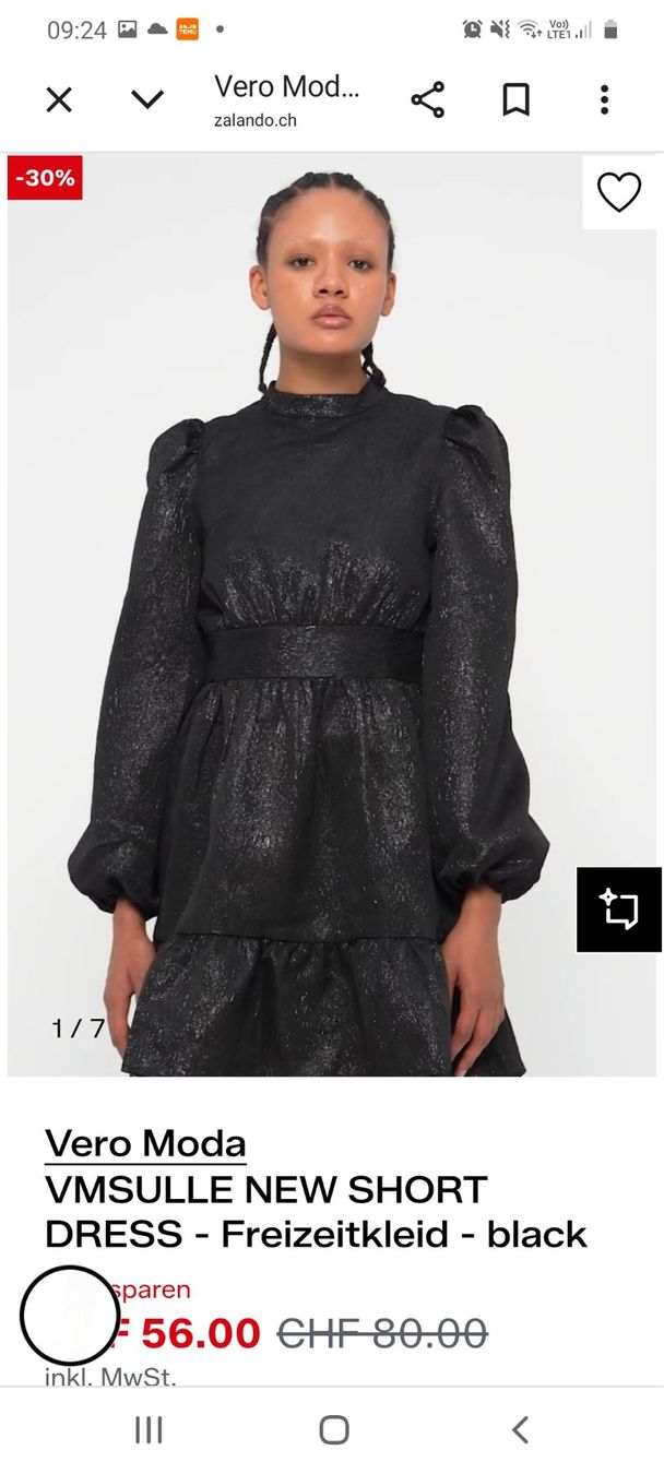 Kleider: Elegantes, schwarzes Kleid - – Gebraucht aus Zofingen von nena-0809 5