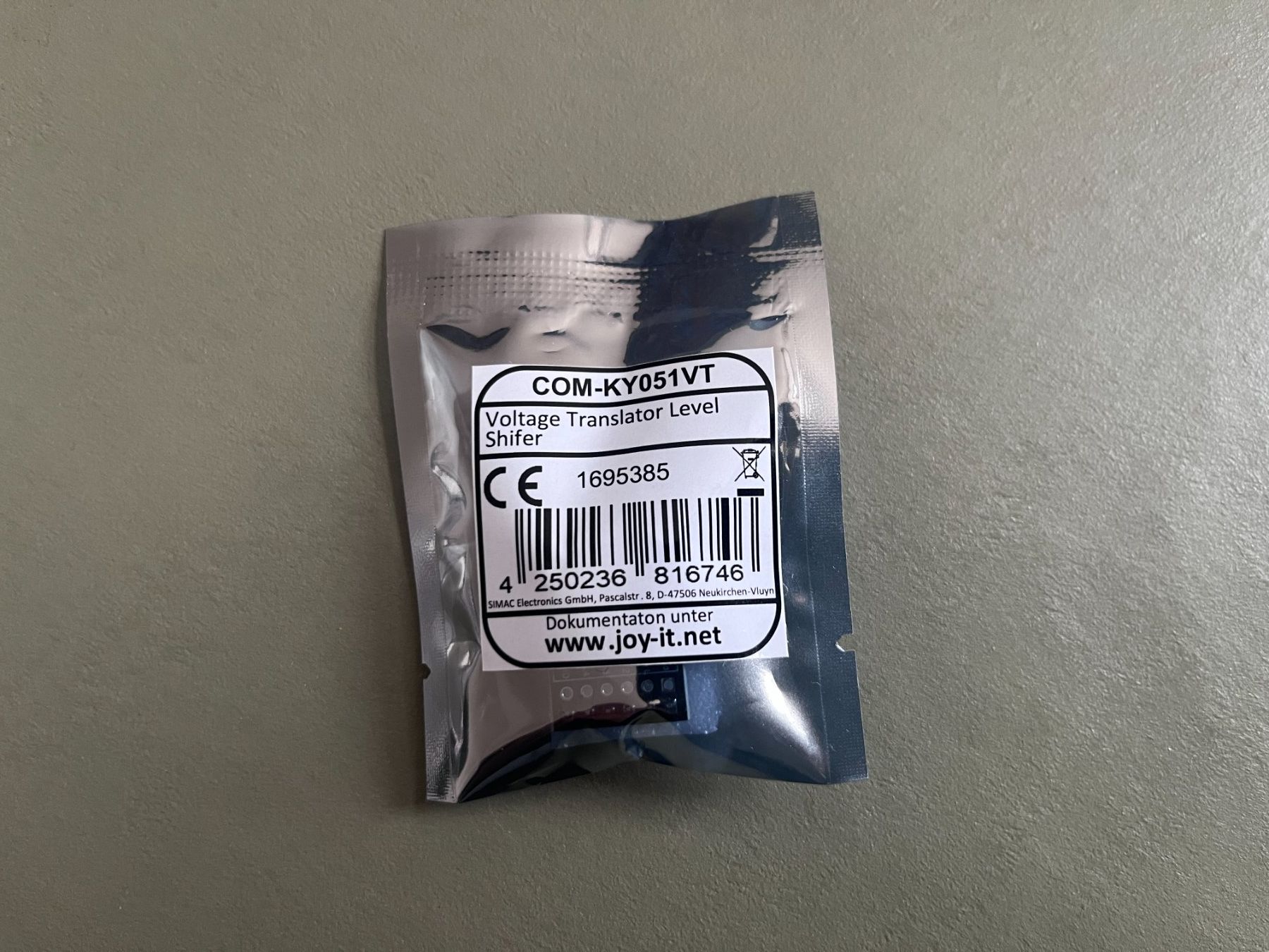 Componenti elettronici: Voltage Translator Level Shifter von joy-it.net – Nuovo e nell'imballaggio originale da Vaduz venduto da smueller05