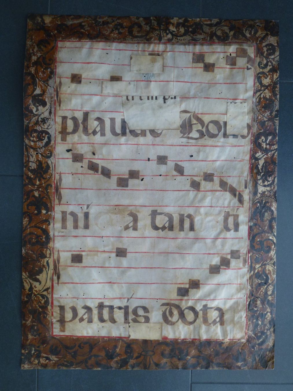 Dipinti: Gotik Antiphonar / Siamesischer Drachen - Vogel Gryff – Usato da Esslingen venduto da eintagammeer 1