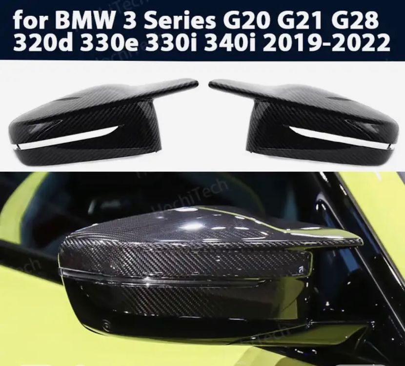 BMW G20/21 2 Carbon Look Aussenspiegel Abdeckungen