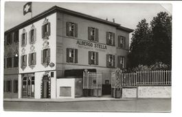 Lugano (TI) Albergo Pensione Stella - echte Foto-AK  um 1940