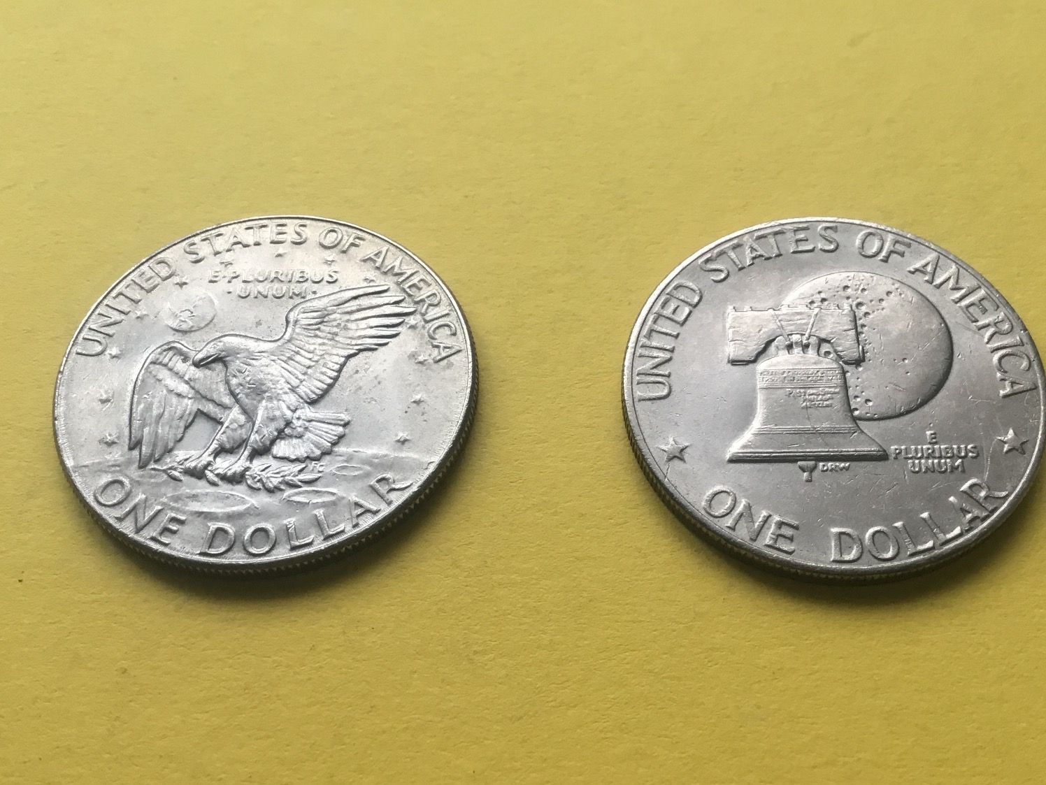 Tutti le monete: 2x  Ein  Dollar Münze VZ ++ – Usato da St. Margrethen SG venduto da alfapeugeot10 3