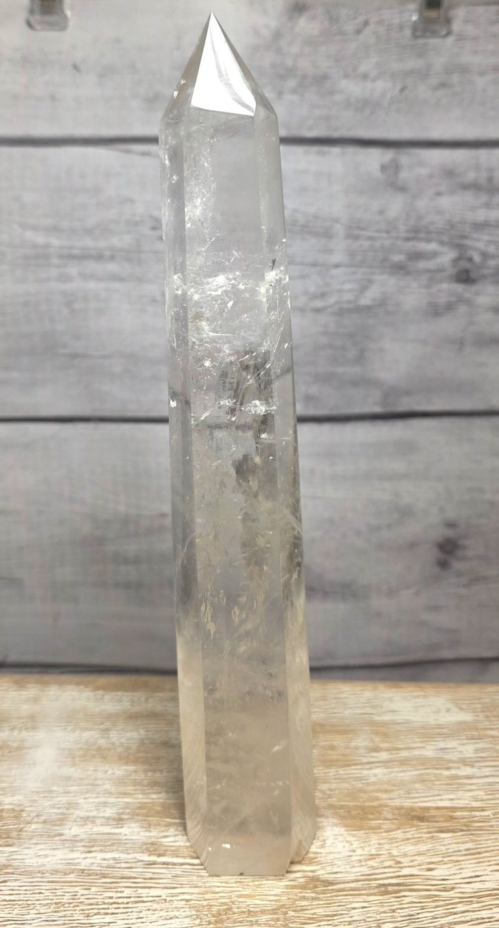 Minerali & Pietre curative: Top Bergkristall Obelisk 563g – Nuovo e nell'imballaggio originale da Matzingen venduto da Shay_Crystalz