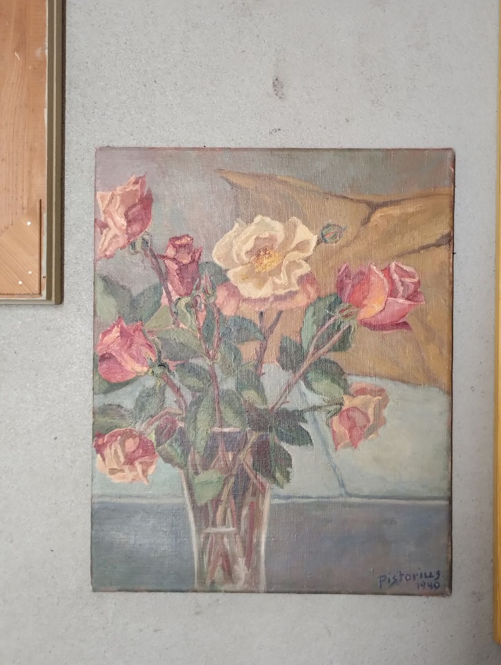 Gemälde: Ölgemälde Rosenstrauss von Pistorius 1940 – Neu (gemäss Beschreibung) aus Zürich von danihell 2