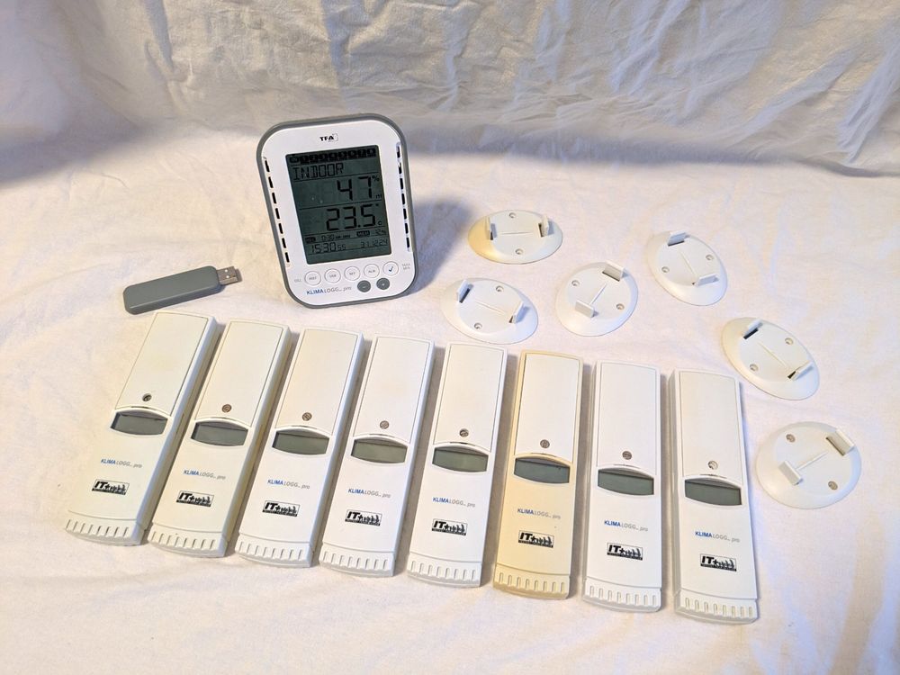 TFA Klimalogg Pro – Station Météo Intérieure – Émetteur 868MHz – Quasi Neuf