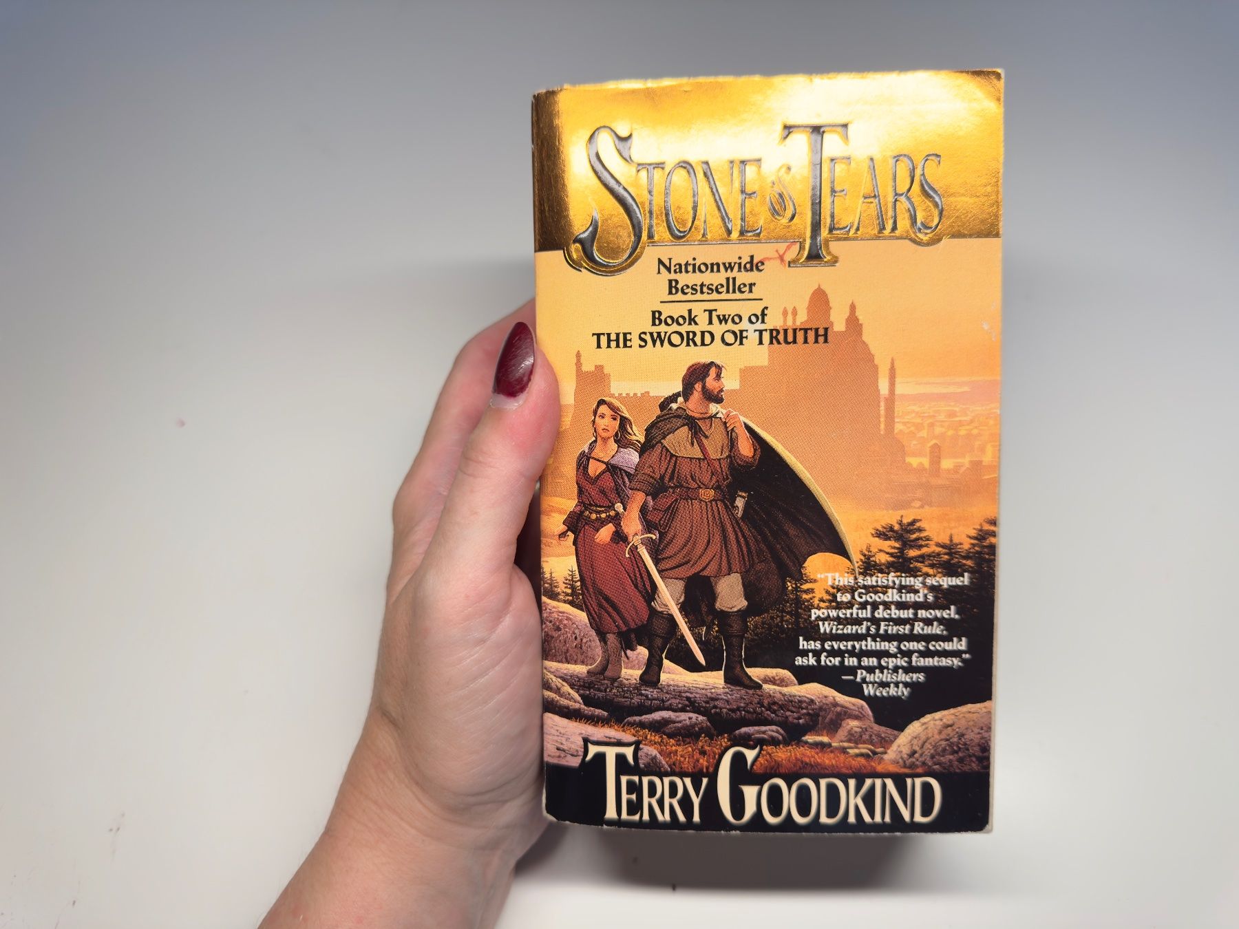 Libri: NOVEL: Terry Goodking, Stone tears, Book two – Usato da Grosswangen venduto da English_books