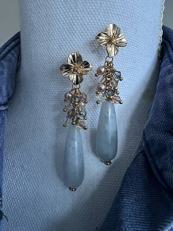 Boucles d'oreille: Ohrringe Swarovski Steinperlen  – D'occasion à Buchs SG par jco_st8t 4