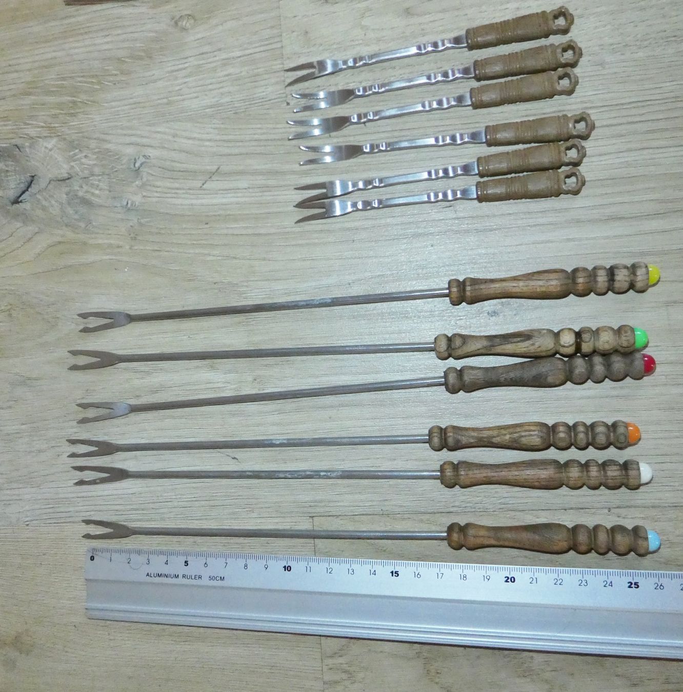 Forchette: Fondue Besteck 4 Set._ – Nuovo e nell'imballaggio originale da Siebnen venduto da GluckPilz5684 1