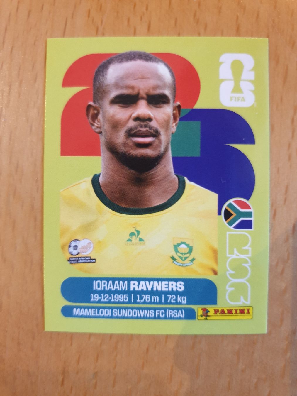 Panini Carte collezionabili: Panini WM 2026 RSA IORAAM RAYNERS 18 – Nuovo (secondo la descrizione) da Einsiedeln venduto da MGXX