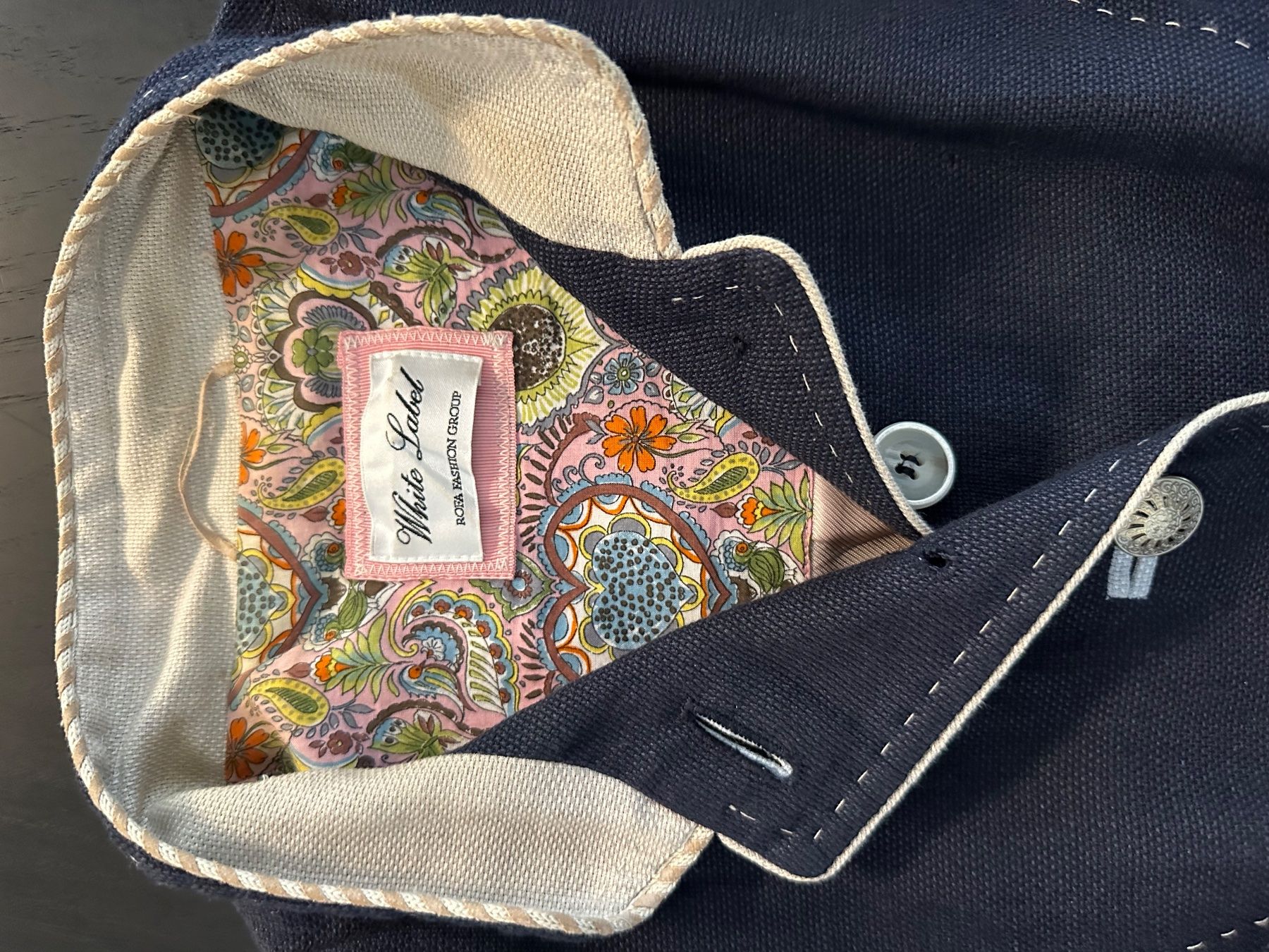 Anzüge: Navy blauer Blazer mit Kontrastnähten – Neu (gemäss Beschreibung) aus Kirchdorf AG von lau_c6lg 3