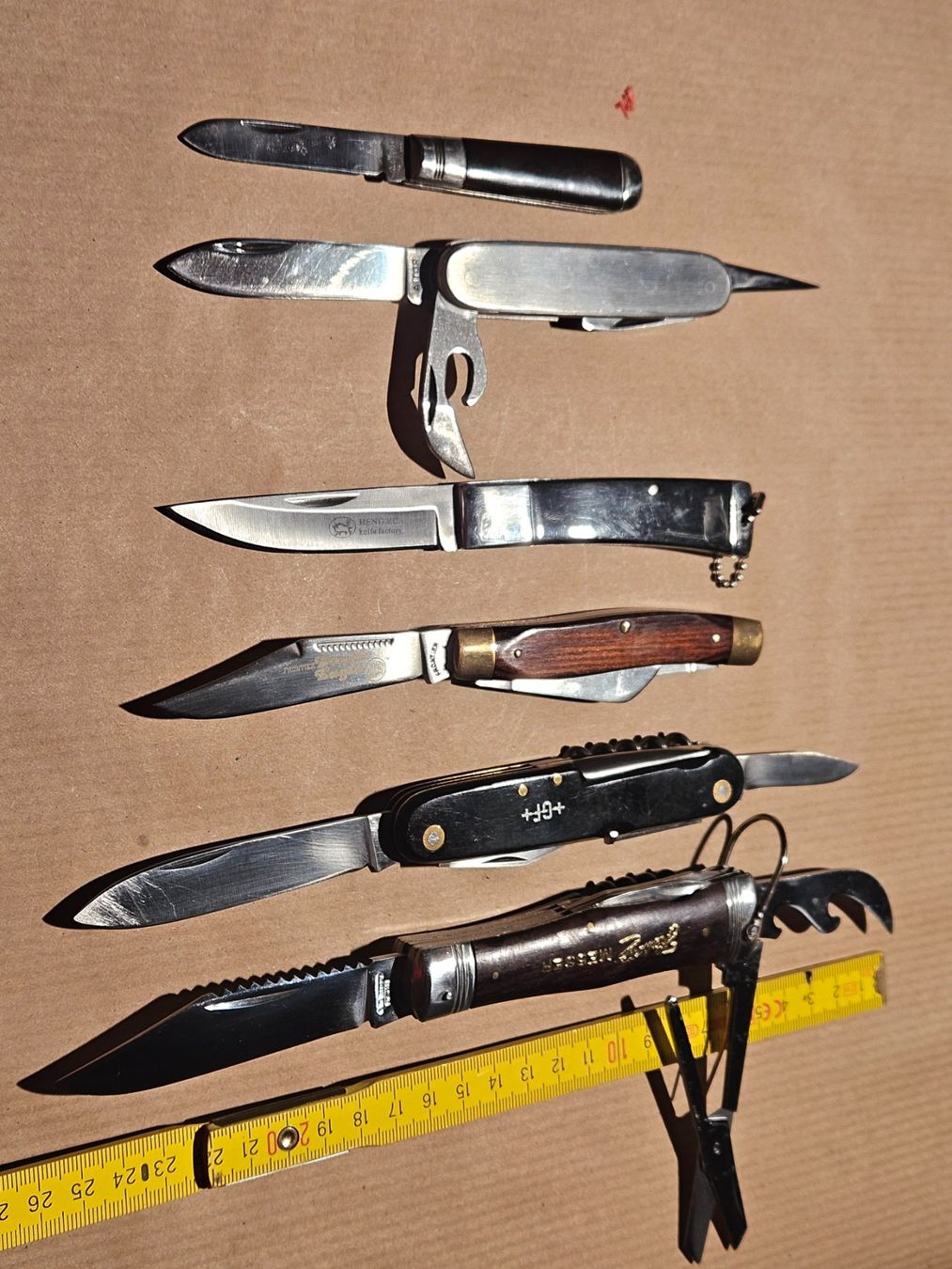 Coltelli tascabile: SAMMLER MESSER SECHS STÜCK – Usato da Maschwanden venduto da OliverM05 9