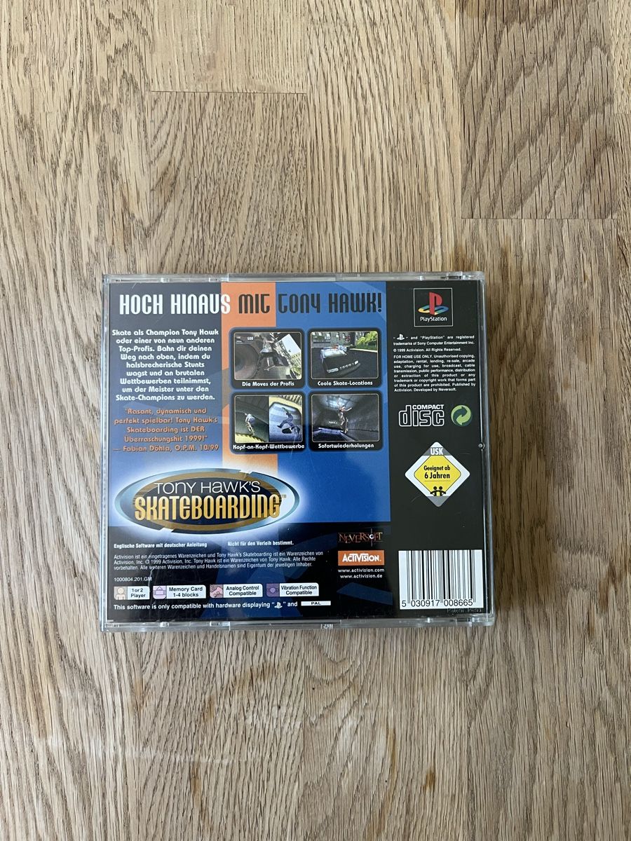 Giochi: Tony Hawk‘s Skateboarding - PS1 – Usato da Baden venduto da tob_t8gw 1
