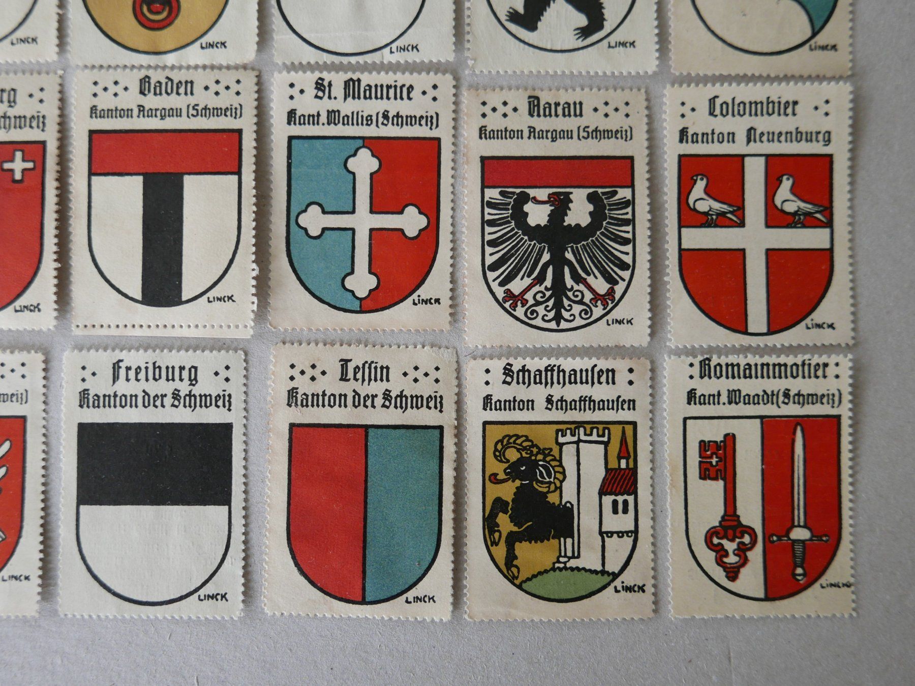 Tutti i francobolli: REKLAMEMARKEN KANTONS- & GEMEINDE-WAPPEN KAFFEE HAG – Usato da Balgach venduto da Zwischenraum 2