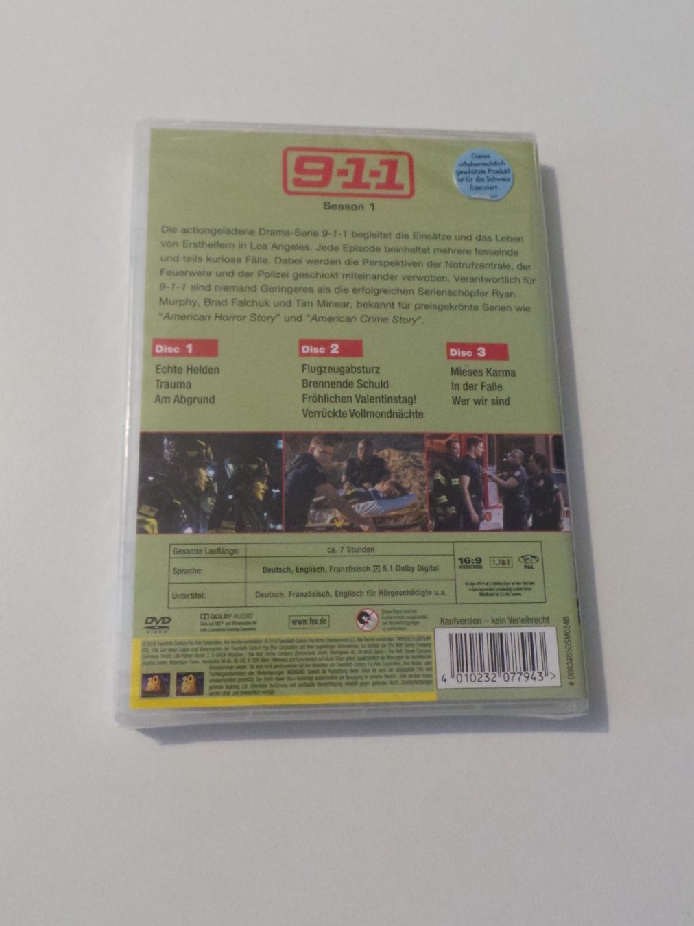 Tutti i DVDs: DVD "9-1-1" Staffel 1 – Nuovo e nell'imballaggio originale da Flamatt venduto da Tattoo18 1