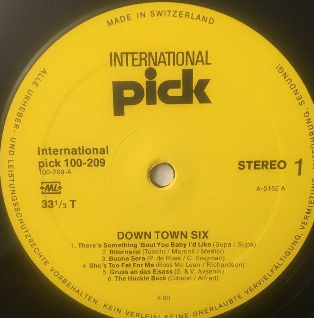 Dischi in vinile: Down Town Six - Down Town Six, First (LP) – Usato da Grüningen venduto da azulvinyl 2