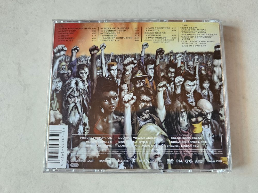 CD: Disturbed  -  Ten Thousand Fists  /  CD + DVD – Usato da Schneisingen venduto da backstore24 1