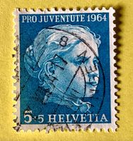 Nr.J 205 GESTEMPELT Mädchenbildnis 1964   