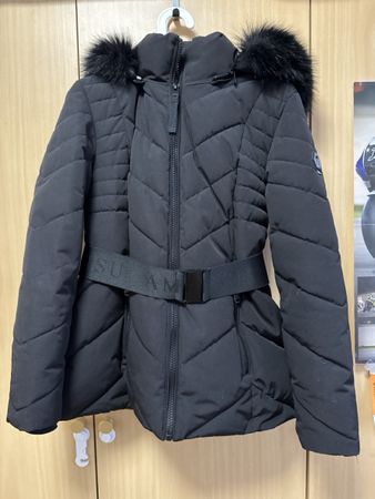 Amisu Winterjacke Schwarz, Gr. 38