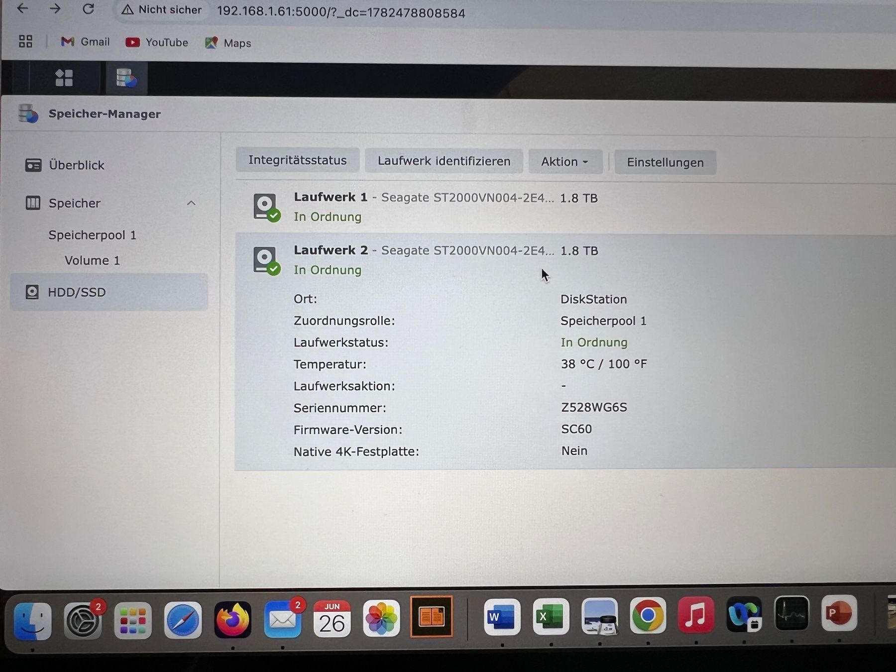 Synology Server: NAS Synology DS218j & 2x2 TB – Gebraucht aus Basel von La.Bonne.affaire 8