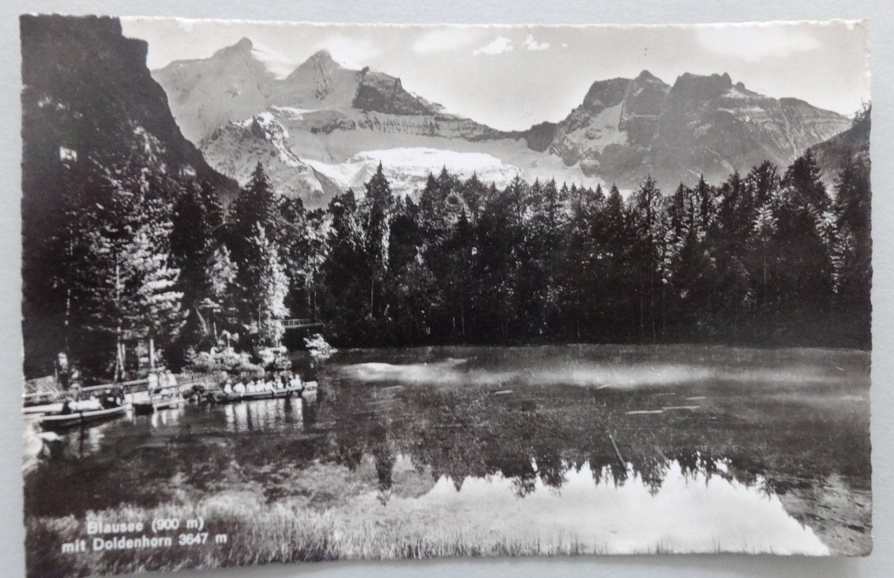 Cartoline postali: Blausee (900 m) mit Doldenhorn – Usato da Fétigny venduto da Billy2miny