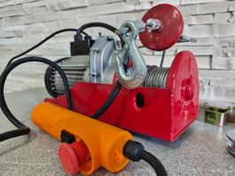 Elektrischer Seilhebezug 400/800kg 1230W Seilzug Seilwinde