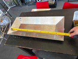 Edelstahl Schale V2A CNS Inox Manufaktur gefertigt, gross