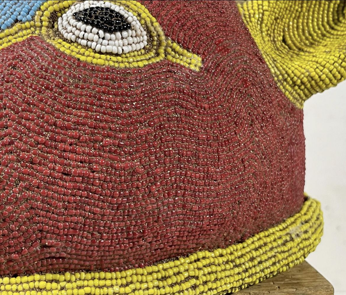 Alle Dekorationen: African beaded animal head – Gebraucht aus Lausanne von NYC67 9