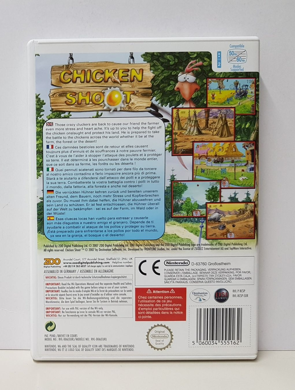 Nintendo Spiele: Chicken Shoot die wilde Hühner Jagd   Wii – Gebraucht aus Schüpfheim von Games_Spielkonsolen 3