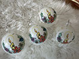 Antike Glaskugeln Weihnachtsbaumschmuck
