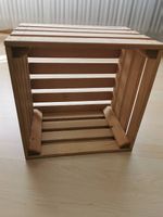 Holzkiste für Blumendeko