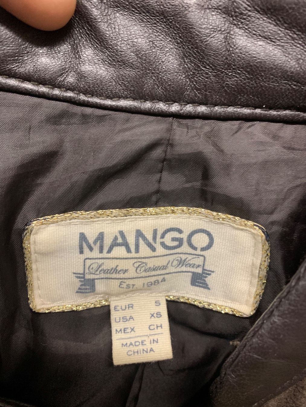 Jacken: Dame LederJacke MANGO grösse S – Gebraucht aus Thun von jeff070 3