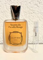 Secrets du Paradis Rouge Jul et Mad Paris 5 ml Abfüllung