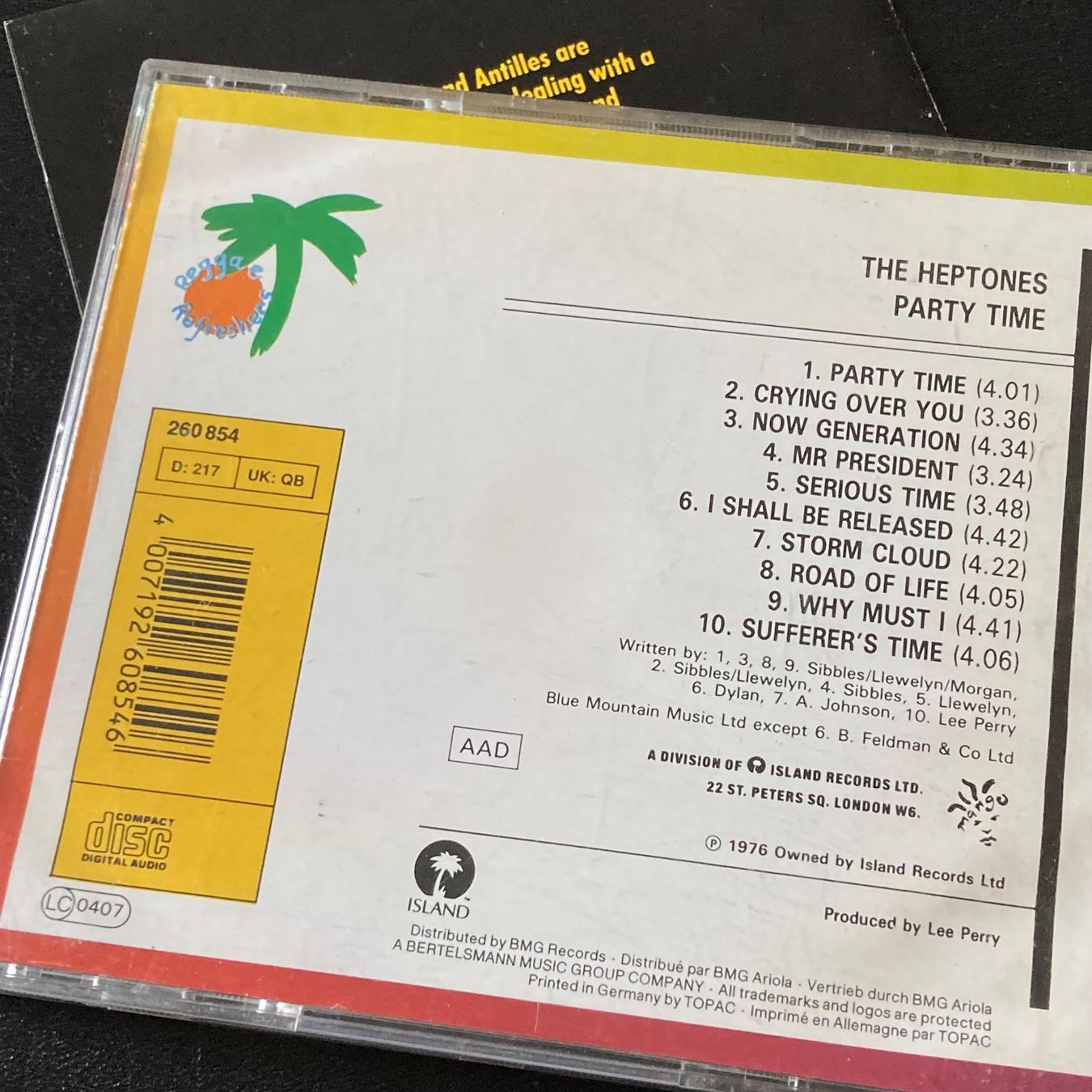 CD: The Heptones - Party Time – Usato da Bern venduto da Ntsamina 1