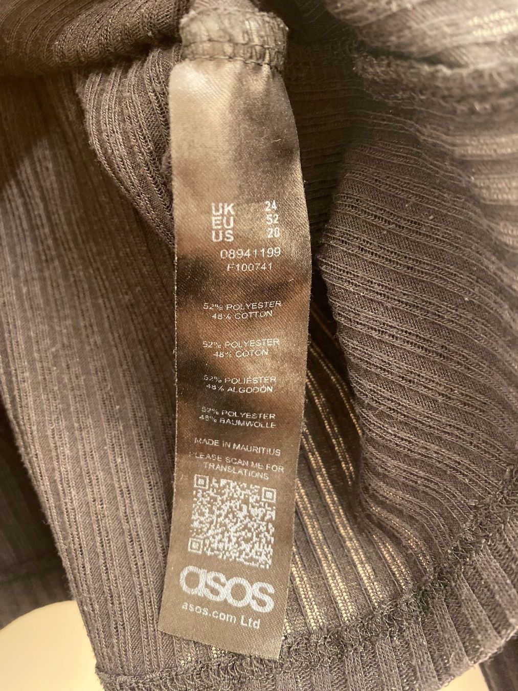 Asos Maglioni & Felpe: Asos Rollkragenpullover schwarz gerippt Gr. 52 – Usato da Pratteln venduto da a23_j2gs 3