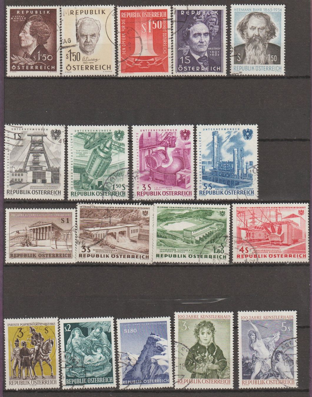 Alle Briefmarken: Autriche lots variés bons état – Gebraucht aus Crans-Montana von kira56 3