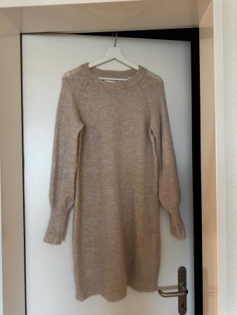 SELECTED FEMME Strickkleid, Gr. S, Beige