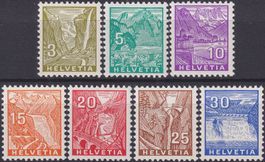1934, Nr.194-200 (Landschaftsbilder) postfrisch **, 160.-+