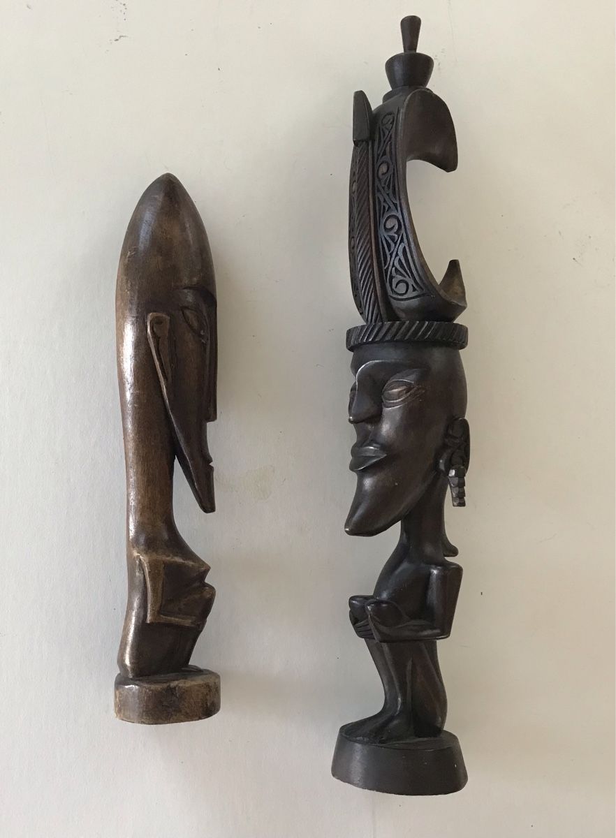 Skulpturen & Statuen: Statuettes africaines authentiques - décor d'automne! – Gebraucht aus Penthaz von Petrus45 2