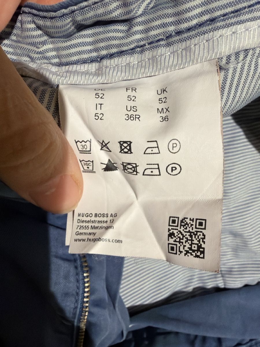 Hugo Boss Pantaloni: Hugo Boss Herren Hose, Gr. 52 – Usato da Obersaxen venduto da jen_6dnw
