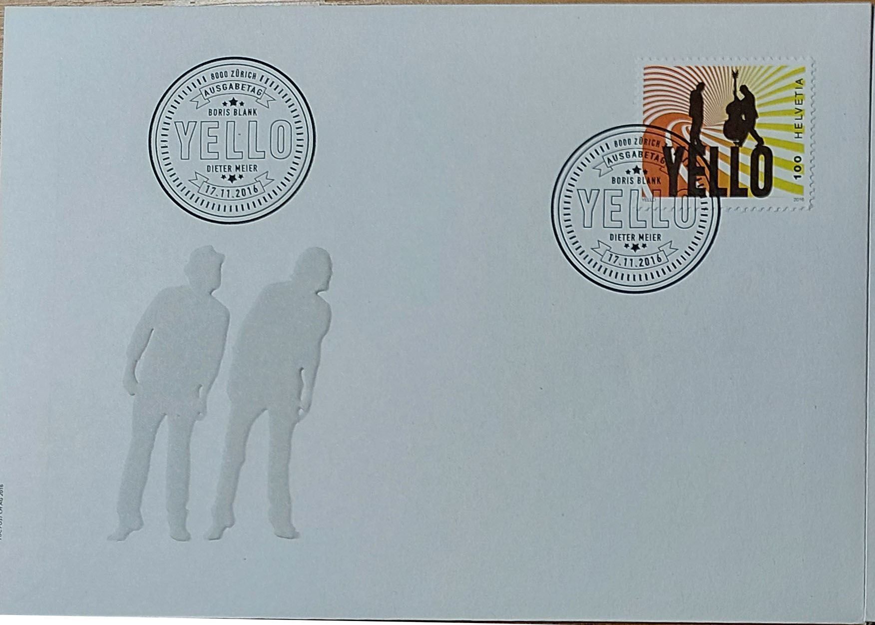 Tous les timbres: F1610 - FDC Yello – D'occasion à Trélex par Phil_Albert
